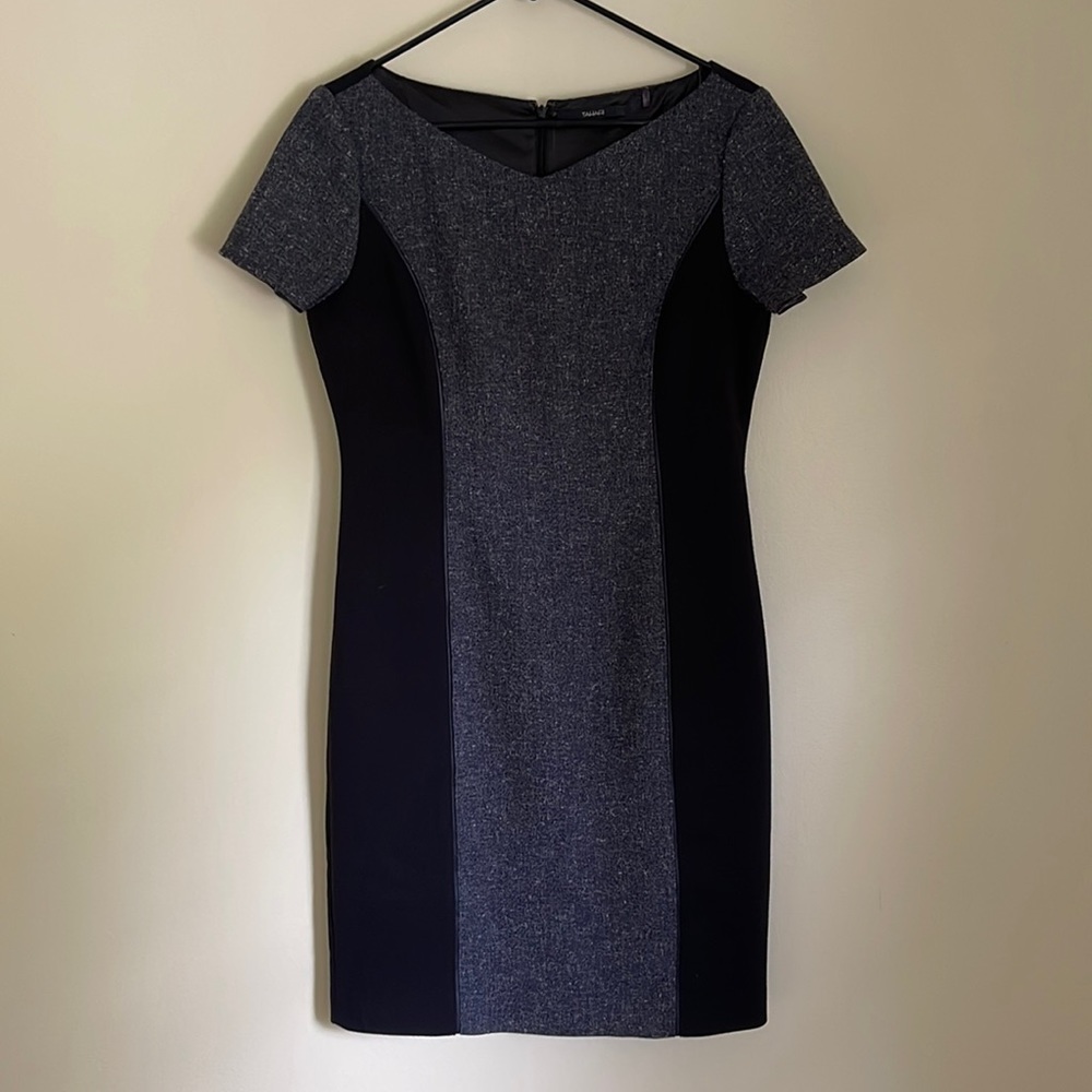 Tahari Black and Gray Women's Dress